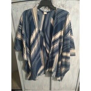 Bohemian Freyed Wide Sleeve Open Cardigan Osfm Beachy Summer